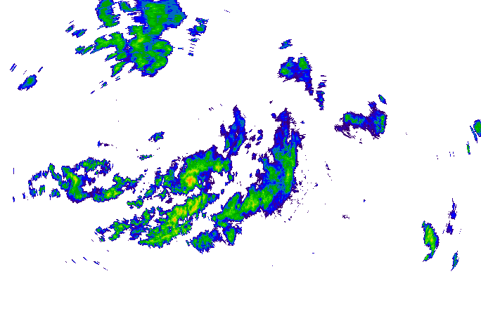Meteoradar - aktuální srážky 2025-07-12 21:45:00
