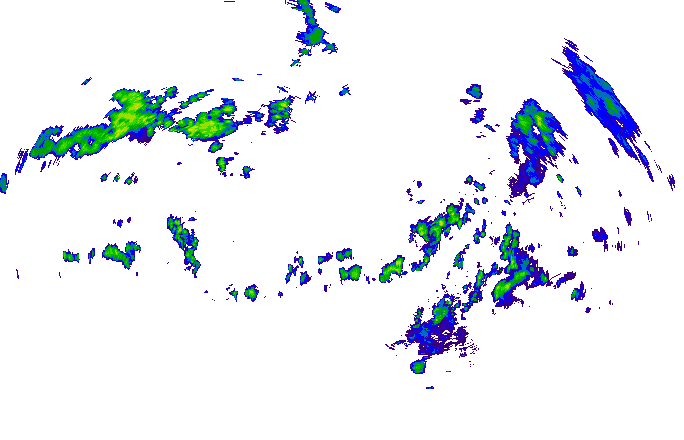 Meteoradar - aktuální srážky 2025-07-13 04:00:00