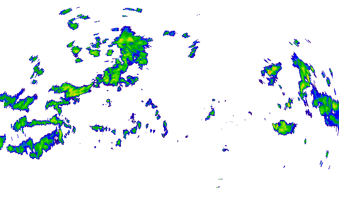 Meteoradar - aktuální srážky 2025-07-13 07:00:00
