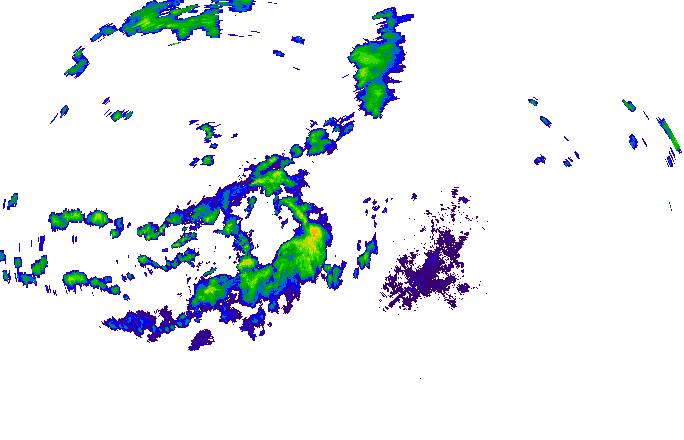 Meteoradar - aktuální srážky 2025-07-13 10:45:00