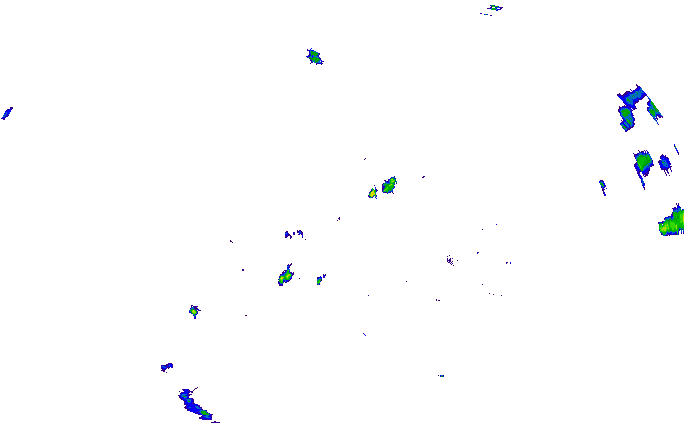 Meteoradar - aktuální srážky 2025-07-14 02:30:00