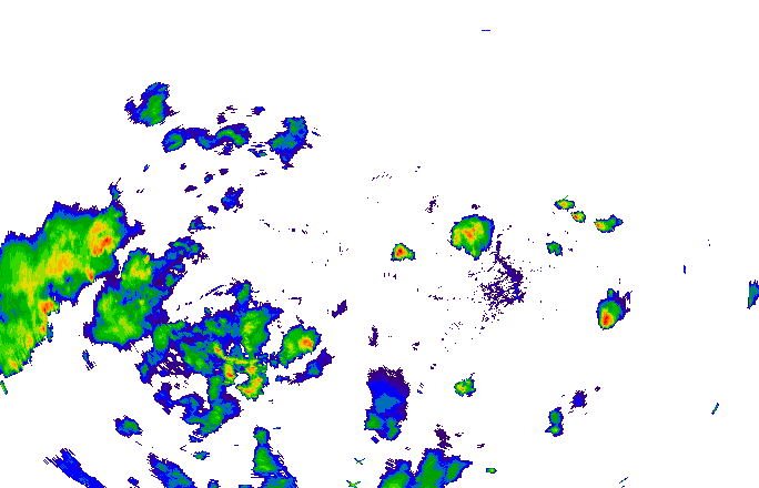 Meteoradar - aktuální srážky 2025-07-14 16:45:00