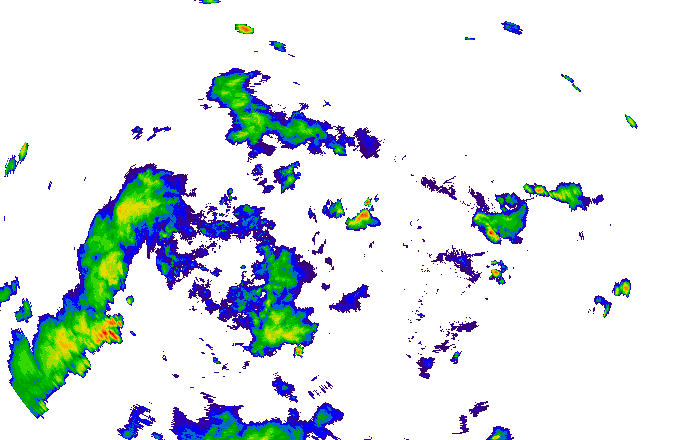 Meteoradar - aktuální srážky 2025-07-14 18:30:00