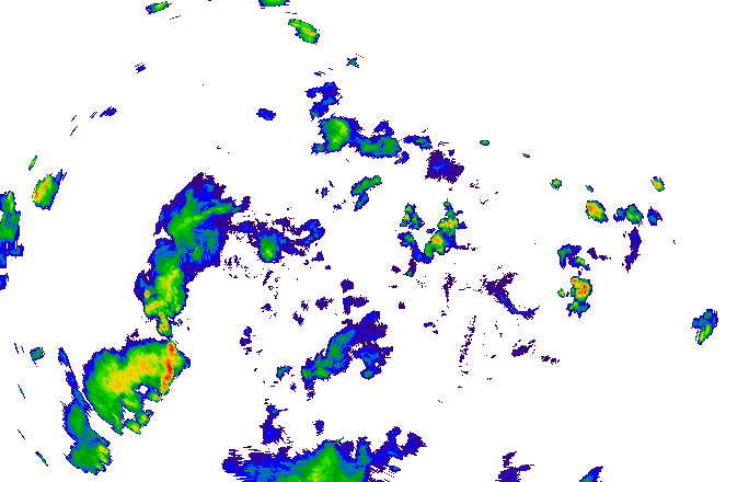 Meteoradar - aktuální srážky 2025-07-14 19:30:00