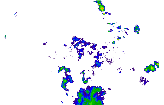 Meteoradar - aktuální srážky 2025-07-14 23:00:00