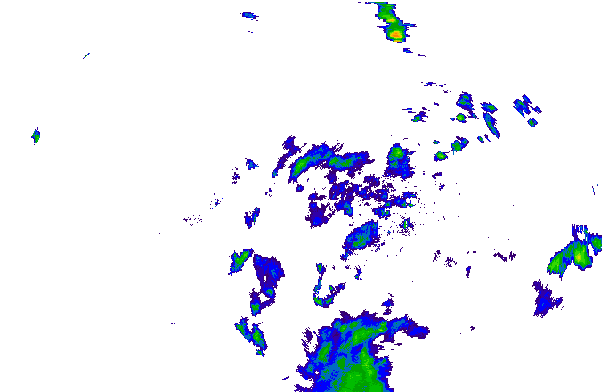Meteoradar - aktuální srážky 2025-07-14 23:30:00