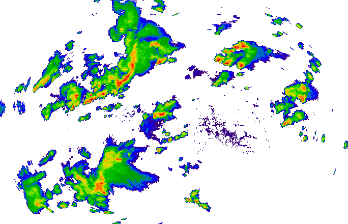 Meteoradar - aktuální srážky 2025-07-15 14:45:00