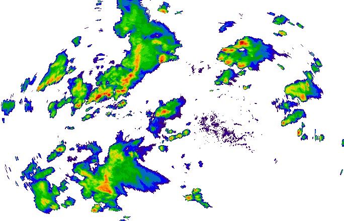 Meteoradar - aktuální srážky 2025-07-15 15:00:00