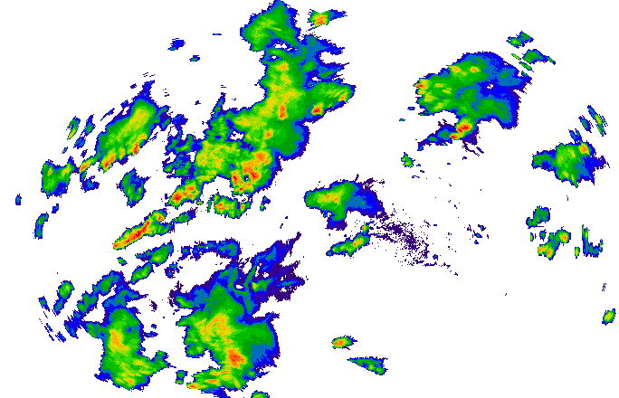 Meteoradar - aktuální srážky 2025-07-15 15:45:00