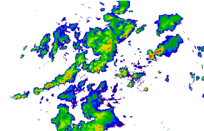 Meteoradar - aktuální srážky 2025-07-15 17:00:00