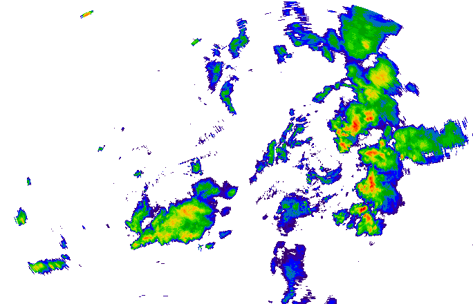 Meteoradar - aktuální srážky 2025-07-15 19:45:00