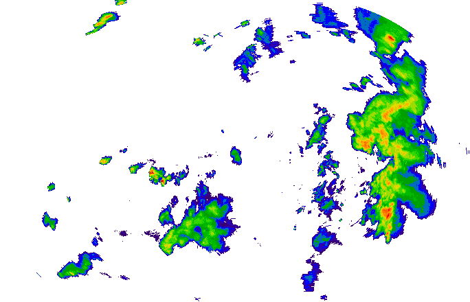 Meteoradar - aktuální srážky 2025-07-15 20:30:00