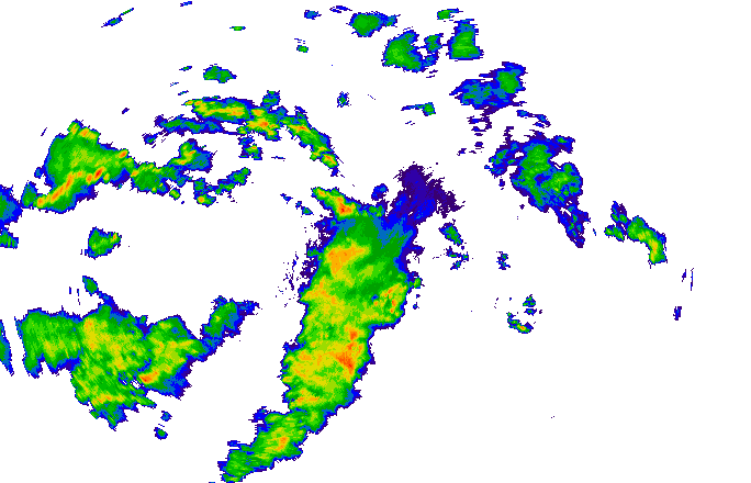 Meteoradar - aktuální srážky 2025-07-16 17:45:00