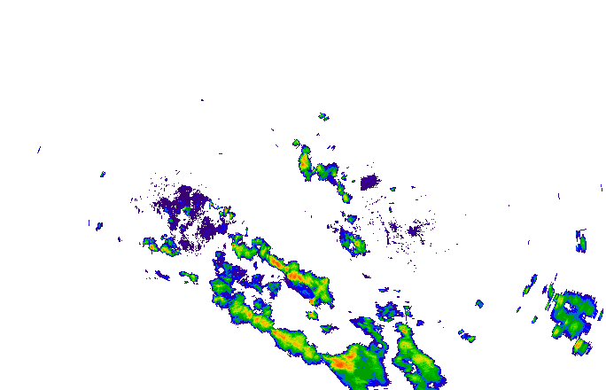 Meteoradar - aktuální srážky 2025-07-18 17:15:00