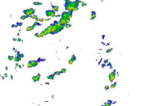 Meteoradar - aktuální srážky 2025-07-22 18:15:00