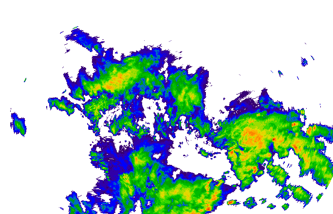 Meteoradar - aktuální srážky 2025-07-24 20:00:00