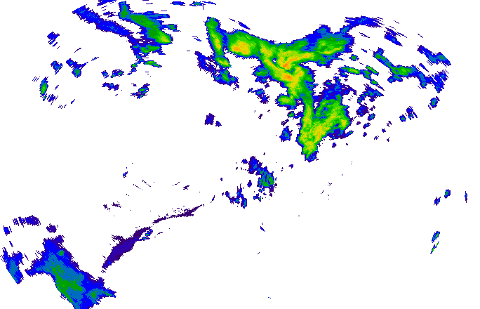 Meteoradar - aktuální srážky 2025-07-25 02:30:00