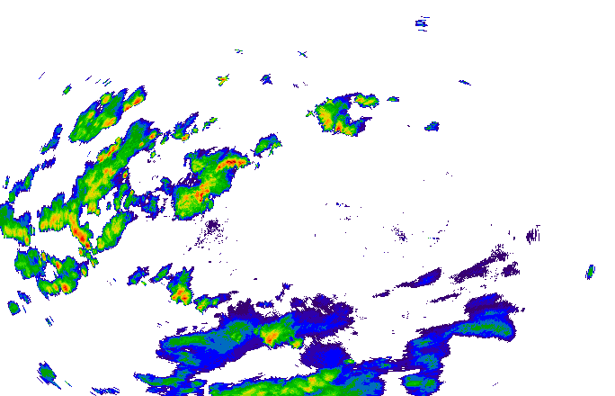 Meteoradar - aktuální srážky 2025-07-25 16:15:00