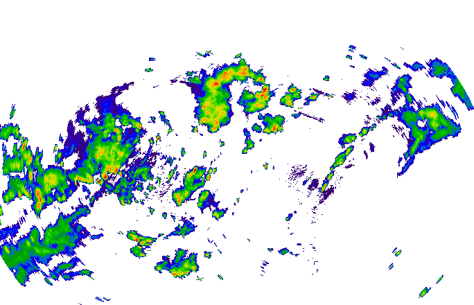 Meteoradar - aktuální srážky 2025-07-26 15:45:00
