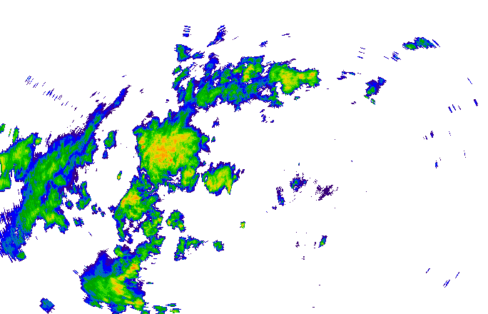 Meteoradar - aktuální srážky 2025-07-26 20:15:00