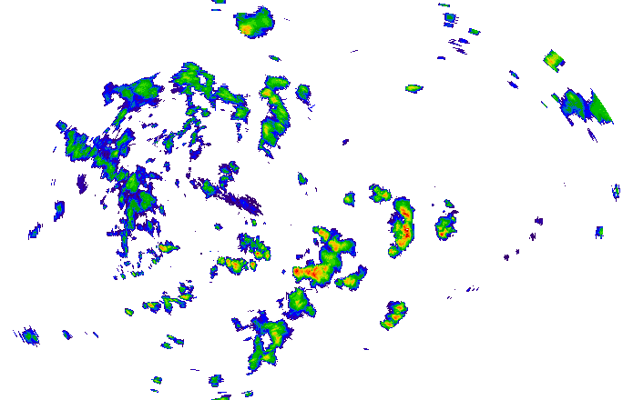 Meteoradar - aktuální srážky 2025-07-31 15:30:00
