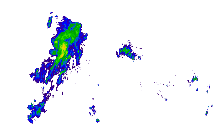 Meteoradar - aktuální srážky 2025-08-04 00:15:00