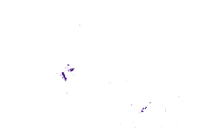 Meteoradar - aktuální srážky 2025-08-13 21:30:00