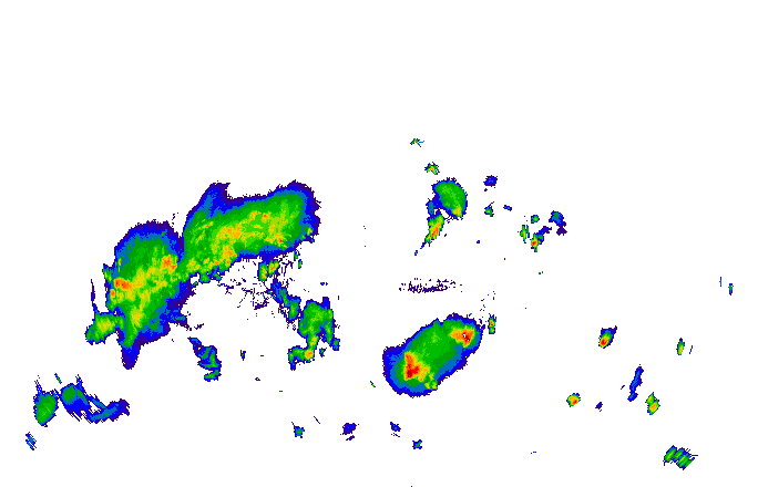 Meteoradar - aktuální srážky 2025-08-16 15:00:00