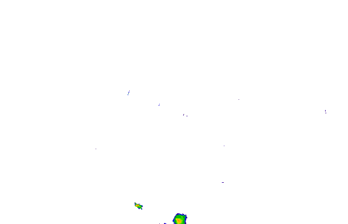 Meteoradar - aktuální srážky 2025-08-17 19:15:00