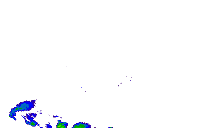 Meteoradar - aktuální srážky 2025-08-20 18:45:00
