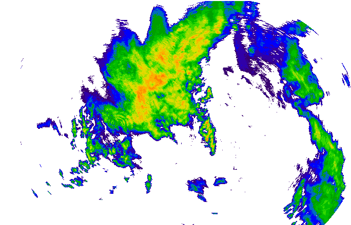 Meteoradar - aktuální srážky 2025-08-30 02:30:00