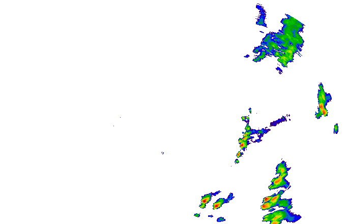 Meteoradar - aktuální srážky 2025-09-13 16:45:00