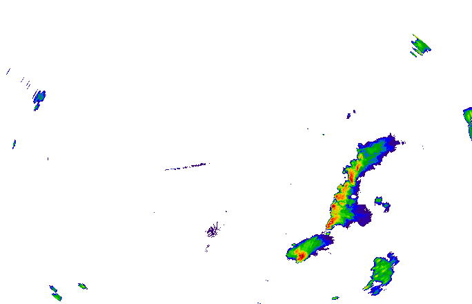 Meteoradar - aktuální srážky 2025-09-13 19:15:00