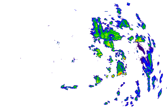 Meteoradar - aktuální srážky 2025-09-14 19:00:00