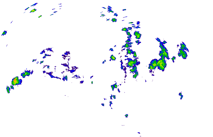 Meteoradar - aktuální srážky 2025-09-15 12:15:00