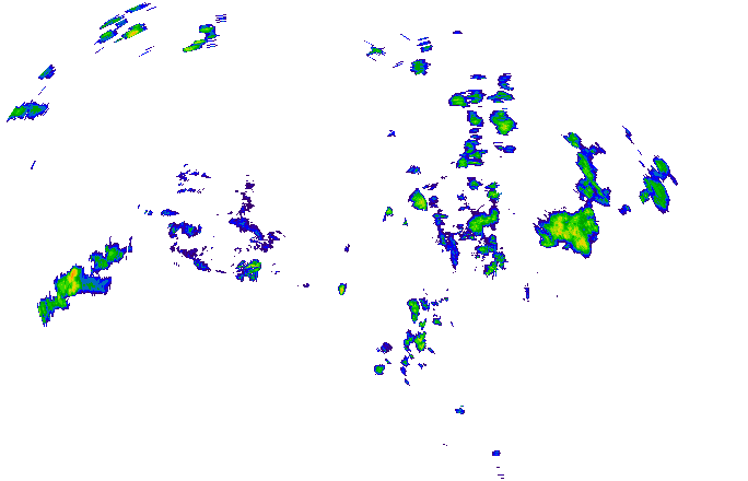 Meteoradar - aktuální srážky 2025-09-15 12:30:00