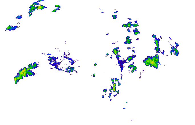Meteoradar - aktuální srážky 2025-09-15 12:45:00