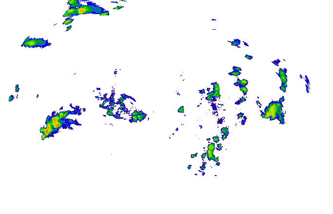 Meteoradar - aktuální srážky 2025-09-15 13:15:00