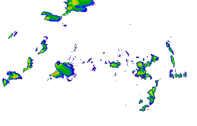 Meteoradar - aktuální srážky 2025-09-15 14:45:00