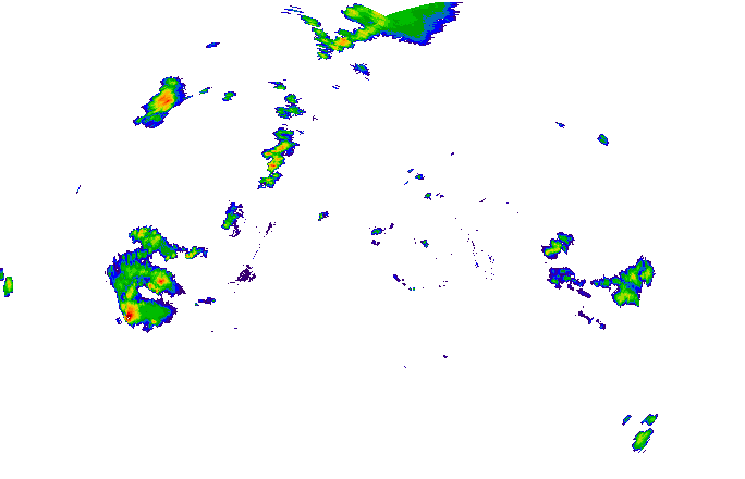 Meteoradar - aktuální srážky 2025-09-15 16:15:00