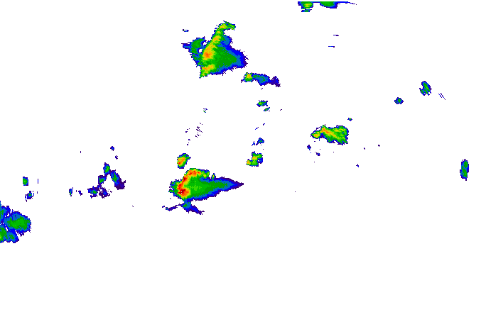 Meteoradar - aktuální srážky 2025-09-15 18:15:00