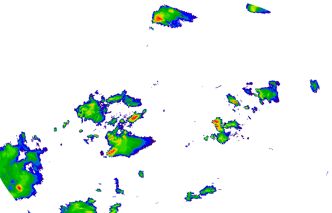 Meteoradar - aktuální srážky 2025-09-15 21:45:00
