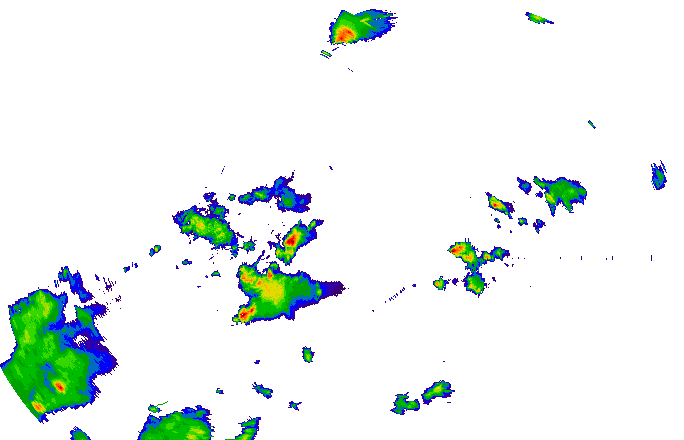Meteoradar - aktuální srážky 2025-09-15 22:00:00