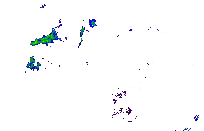 Meteoradar - aktuální srážky 2025-09-16 18:45:00