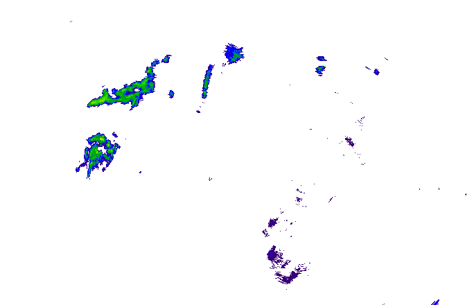 Meteoradar - aktuální srážky 2025-09-16 19:15:00