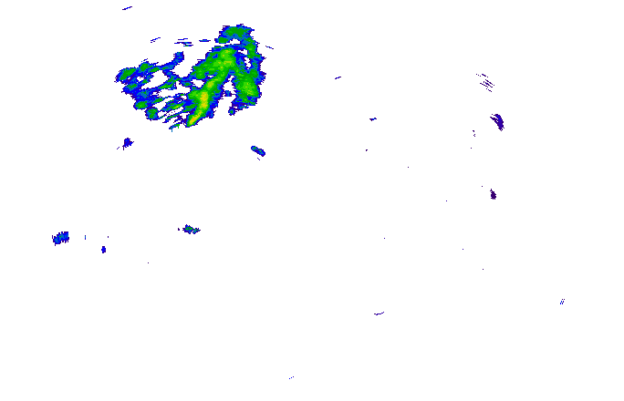 Meteoradar - aktuální srážky 2025-09-16 23:00:00