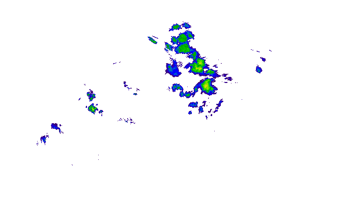 Meteoradar - aktuální srážky 2025-09-17 03:15:00