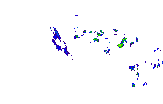 Meteoradar - aktuální srážky 2025-09-17 15:00:00