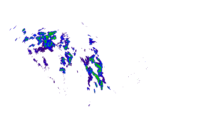 Meteoradar - aktuální srážky 2025-09-18 02:45:00