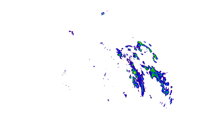 Meteoradar - aktuální srážky 2025-09-18 12:00:00